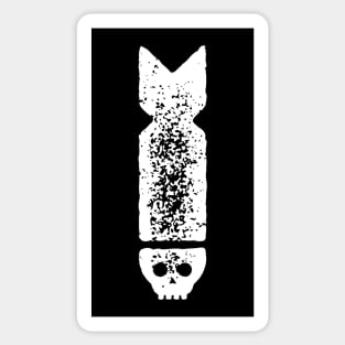 Death's Head Bomb Sticker